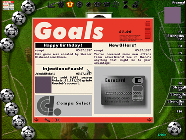 Total Football Management - Screenshot - Gameplay Image