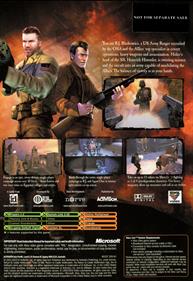 Return to Castle Wolfenstein: Tides of War - Box - Back Image