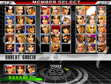 The King of Fighters '98: Ultimate Match - Screenshot - Game Select Image