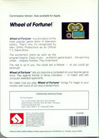 Wheel of Fortune (ShareData) - Box - Back Image