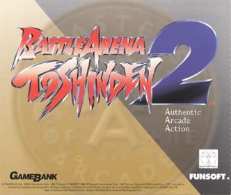 Battle Arena Toshinden 2 - Box - Back Image