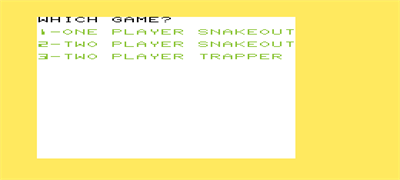 Snakeout - Screenshot - Game Select Image