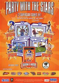 Sega Superstars - Advertisement Flyer - Front Image