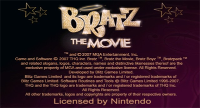 Bratz: The Movie - Screenshot - Game Title Image