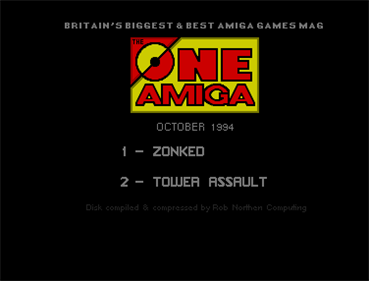 The One #73: Amiga - Screenshot - Game Select Image