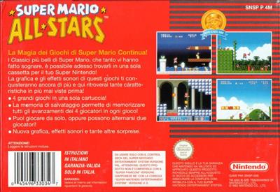 Super Mario All-Stars - Box - Back Image