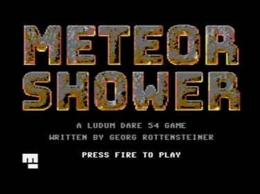 Meteor Shower - Screenshot - Game Title Image