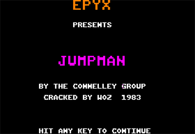 Jumpman - Screenshot - Game Title Image