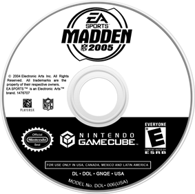 Madden NFL 2005 - Disc Image