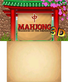 Mahjong 3D: Warriors of the Emperor - Screenshot - Game Title Image