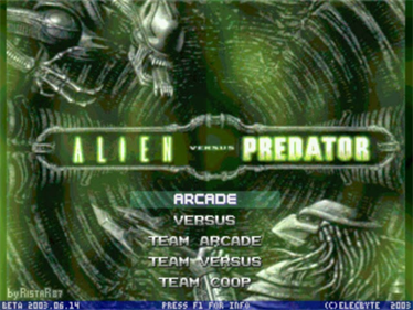 Alien vs Predator MUGEN - Screenshot - Game Title