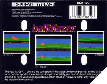 Ballblazer - Box - Back Image