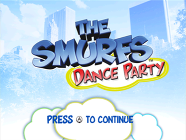The Smurfs: Dance Party - Screenshot - Game Title Image