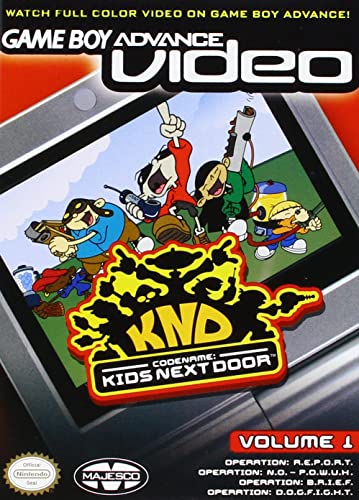 Game Boy Advance Video Codename Kids Next Door Volume 1 Details