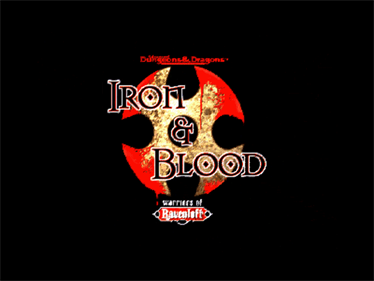 Iron & Blood: Warriors of Ravenloft - Screenshot - Game Title Image
