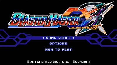 Blaster Master Zero 3 - Screenshot - Game Title Image