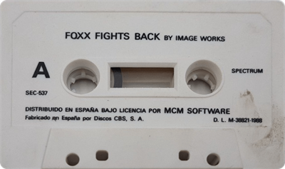 Foxx Fights Back  - Cart - Front Image