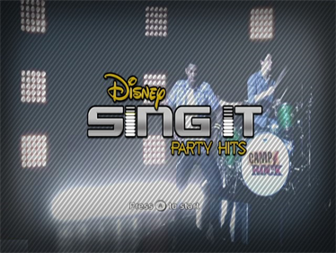 Disney Sing It: Party Hits - Screenshot - Game Title Image