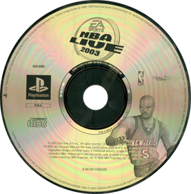 NBA Live 2003 - Disc Image
