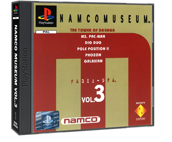 Namco Museum Vol. 3 - Box - 3D Image