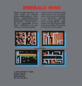 Emerald Mine - Box - Back Image