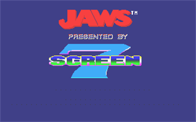 Jaws - Screenshot - Game Title Image