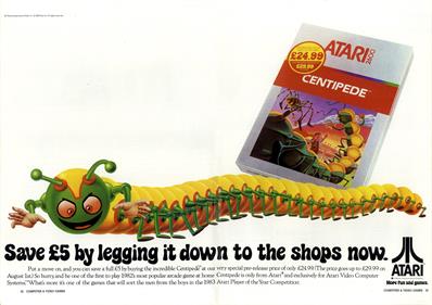 Centipede - Advertisement Flyer - Front Image
