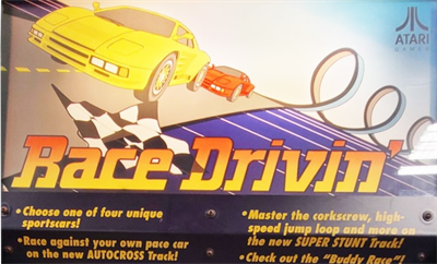 Race Drivin' - Arcade - Marquee Image