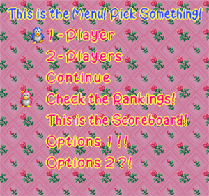 Jikkyou Oshaberi Parodius - Screenshot - Game Select Image