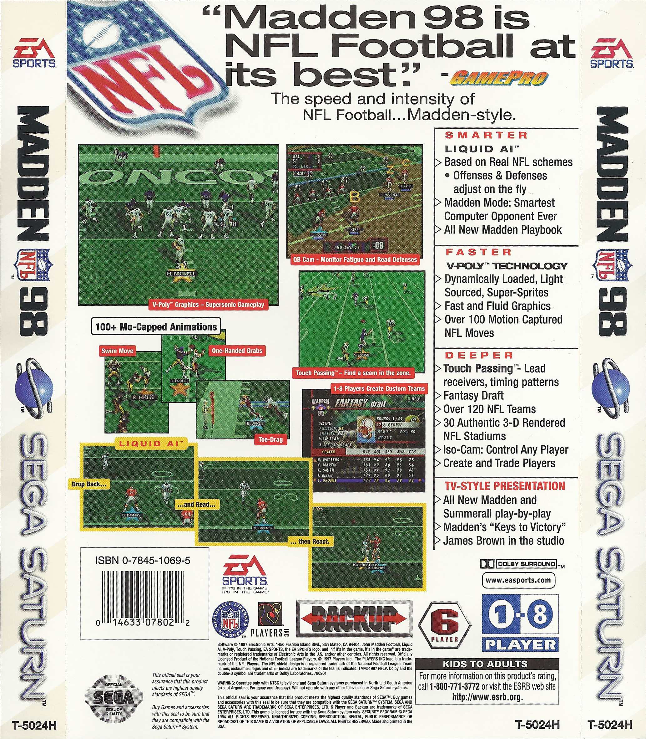 Madden NFL 98 Photoblog