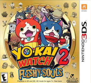 Yo-Kai Watch 2: Fleshy Souls - Box - Front Image