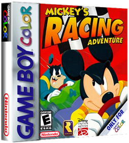 Mickey's Racing Adventure - Box - 3D Image