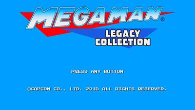 Mega Man Legacy Collection - Screenshot - Game Title Image