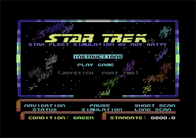Classic Star Trek - Screenshot - Game Title Image