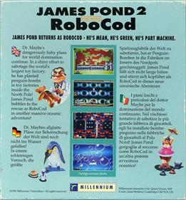 James Pond 2: Codename RoboCod - Box - Back Image