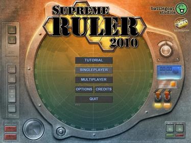 Supreme Ruler 2010 - Screenshot - Game Title Image