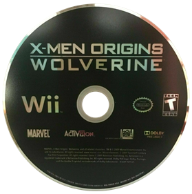 X-Men Origins: Wolverine - Disc Image