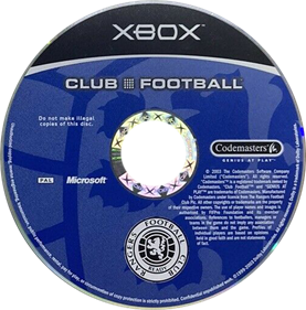 Club Football: Rangers FC - Disc Image