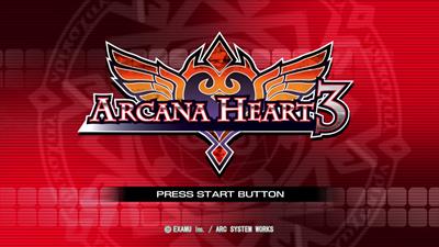 Arcana Heart 3 - Screenshot - Game Title Image