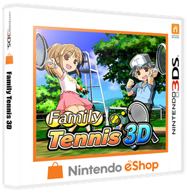 Family Tennis 3D - Box - 3D Image