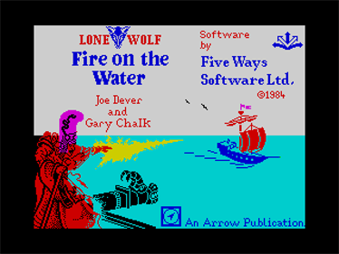 Lone Wolf: Fire on the Water - Screenshot - Game Title Image