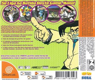 Jet Grind Radio - Box - Back Image