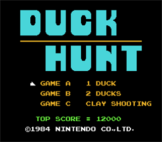 Duck Hunt - Screenshot - Game Title Image
