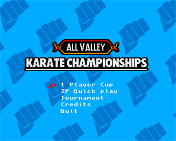 All Valley Karate Championship - Screenshot - Game Title Image