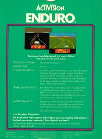Enduro - Box - Back Image