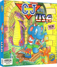 CJ in the USA - Box - 3D Image