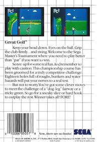 Great Golf - Box - Back Image