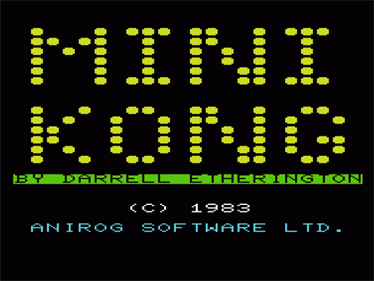 Mini Kong - Screenshot - Game Title Image