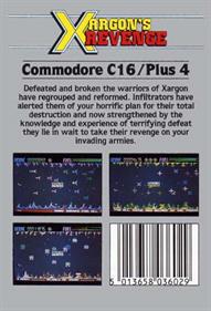 Xargon's Revenge - Box - Back Image