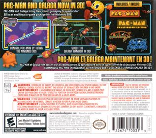 Pac-Man & Galaga Dimensions - Box - Back Image